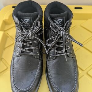 XRay Men's Black Leather Lace-Up Boots
